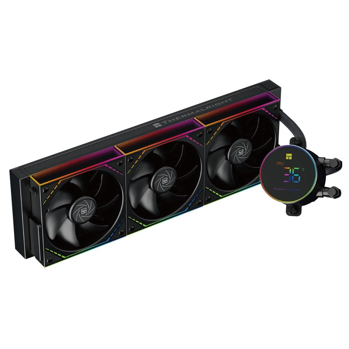 مبرد سائل للمعالج Thermalright Frozen Magic 360 Digital ARGB Black V2