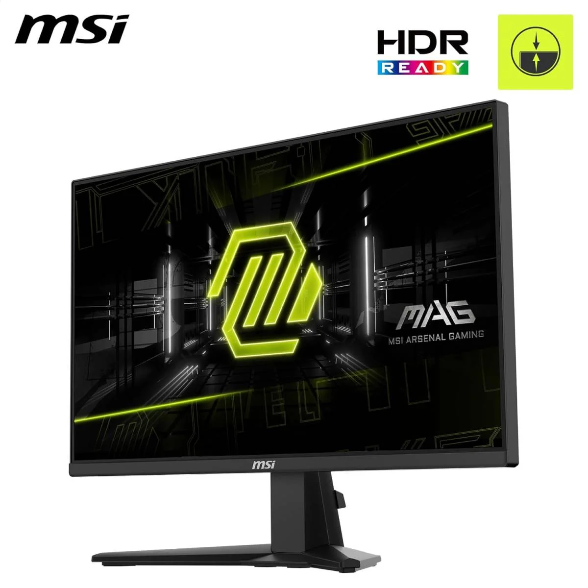 MSI 24.5-inch Flat FHD Gaming Monitor, 200Hz, 0.5ms Rapid IPS, HDR Ready, AMD FreeSync Premium, Black, 3-Year Warranty – MAG 255F E20 - Thumbnail 3
