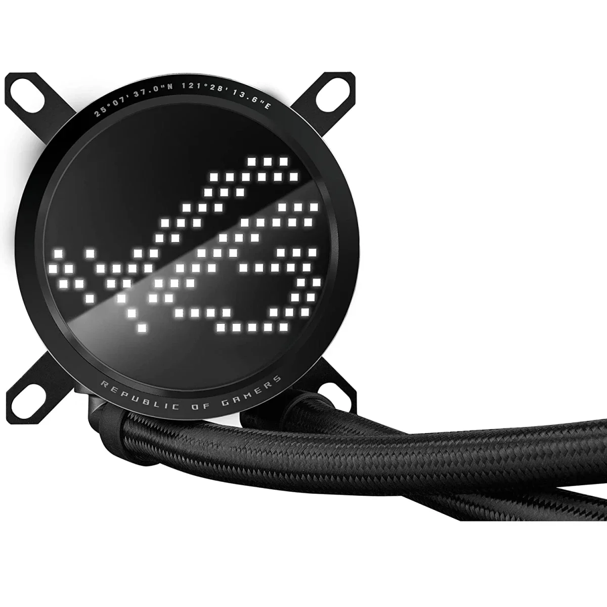 مبرد سائل Asus ROG Ryuo III 240 ARGB AIO مع شاشة Anime Matrix LED - أسود - Image 3