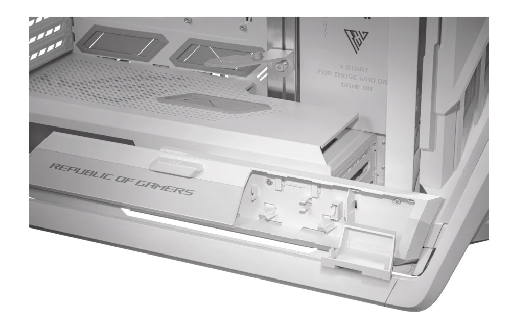 هيكل كمبيوتر Asus ROG Hyperion GR701 E-ATX فل تاور أبيض - Image 13