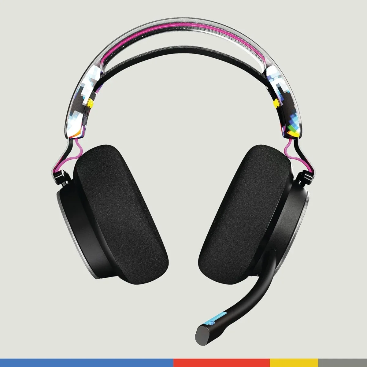 سماعة ألعاب Skullcandy PLYR لاسلكية متعددة المنصات مع ميكروفون AI وبطارية 24 ساعة - أسود - Thumbnail 2