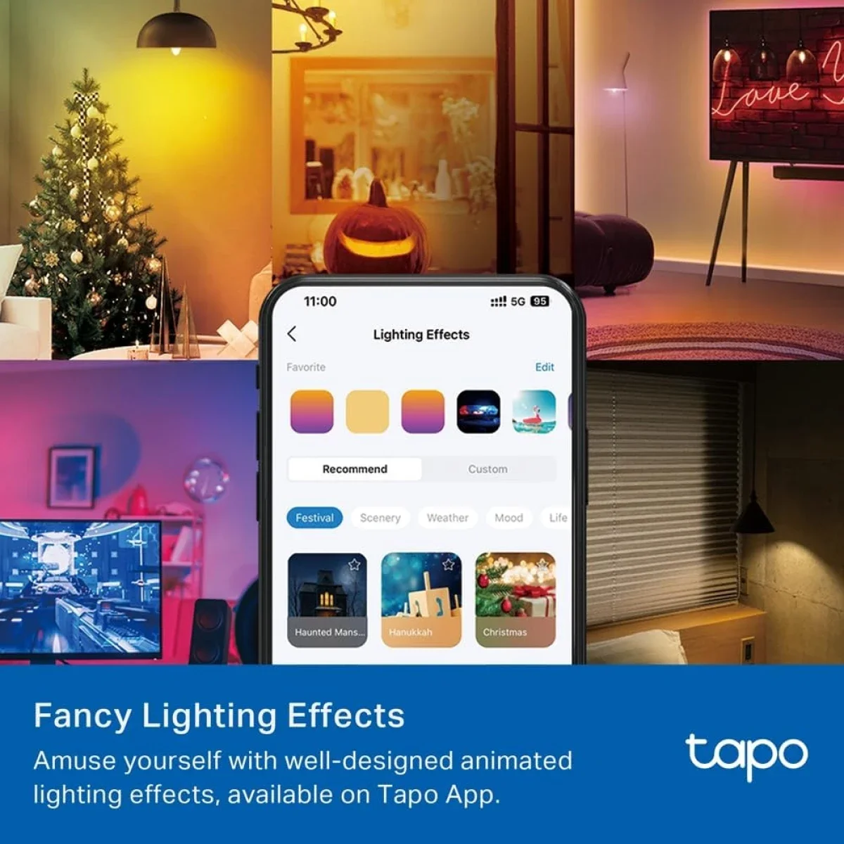 لمبة ذكية Wi‑Fi TP-LINK Tapo L430C قاعدة E14 سطوع 470 لومن عبوة 2 - Image 6