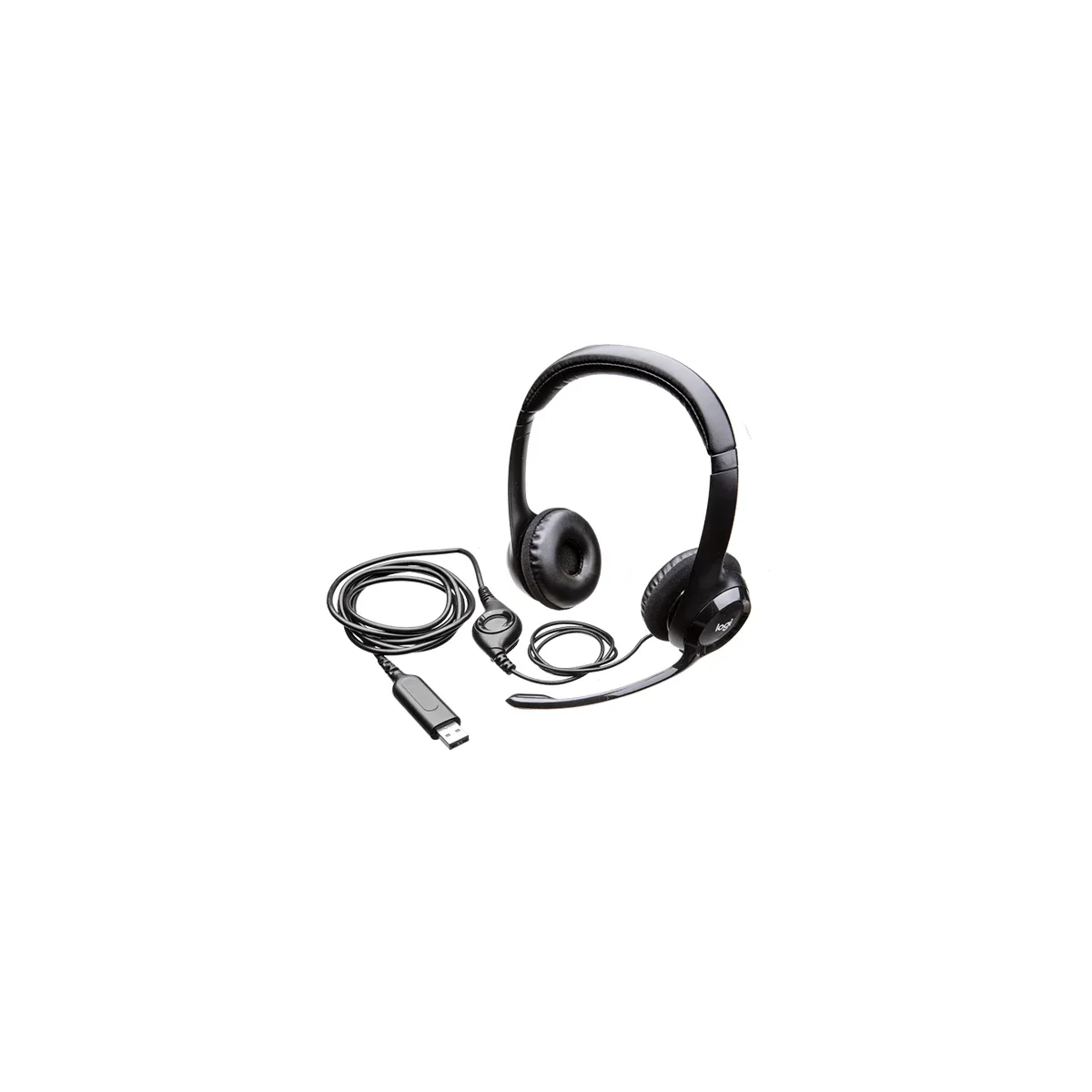 سماعة رأس Logitech H390 سلكية USB-A مع ميكروفون عازل للضوضاء - Thumbnail 5