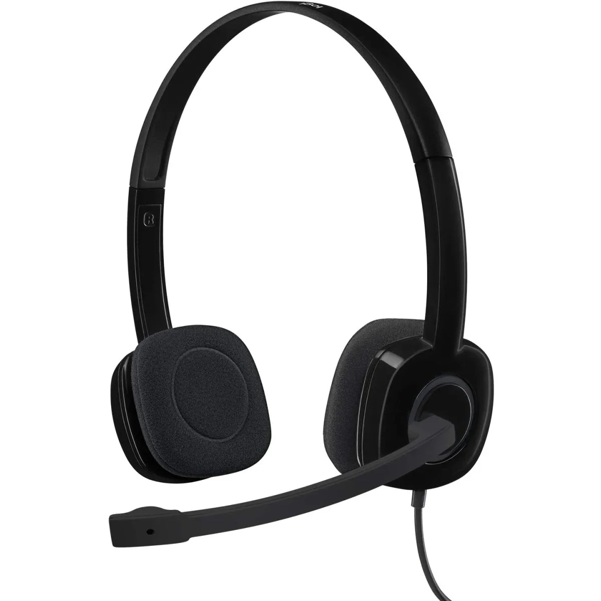 سماعة رأس ستيريو Logitech H151 مع ميكروفون عازل للضوضاء ومقبس صوت 3.5 مم - Thumbnail 2