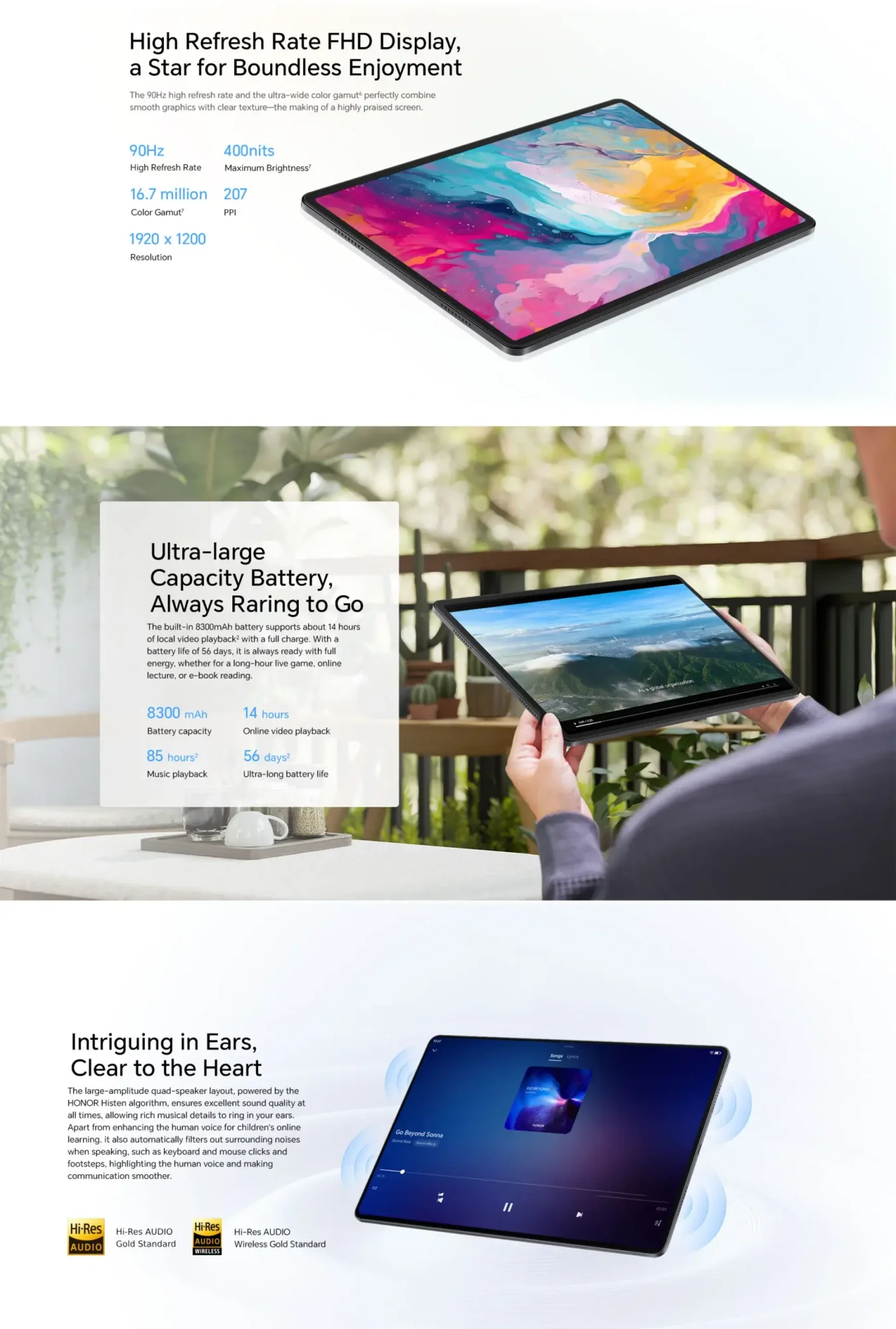 HONOR Pad X8a Tablet 11.0-inch IPS 128GB Wi‑Fi - Image 7