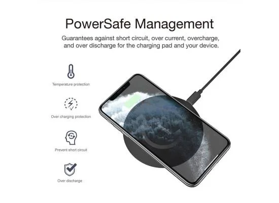 قاعدة شحن لاسلكي Energizer WCP105 بقوة 15W Qi - أسود - Image 9