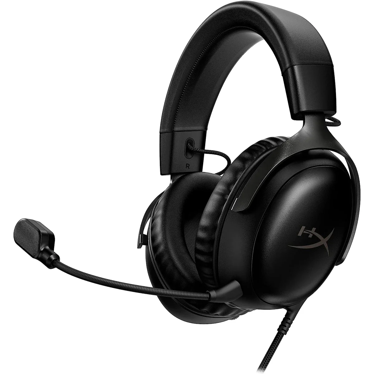 سماعة ألعاب HyperX Cloud III سلكية بمحركات 53 مم وصوت DTS المكاني - أسود - Thumbnail 2