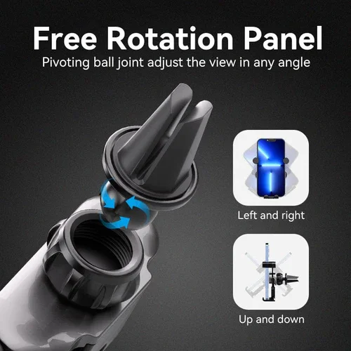 Vention KCEH0 Car Phone Mount with Duckbill Clip - Gray - Image 7