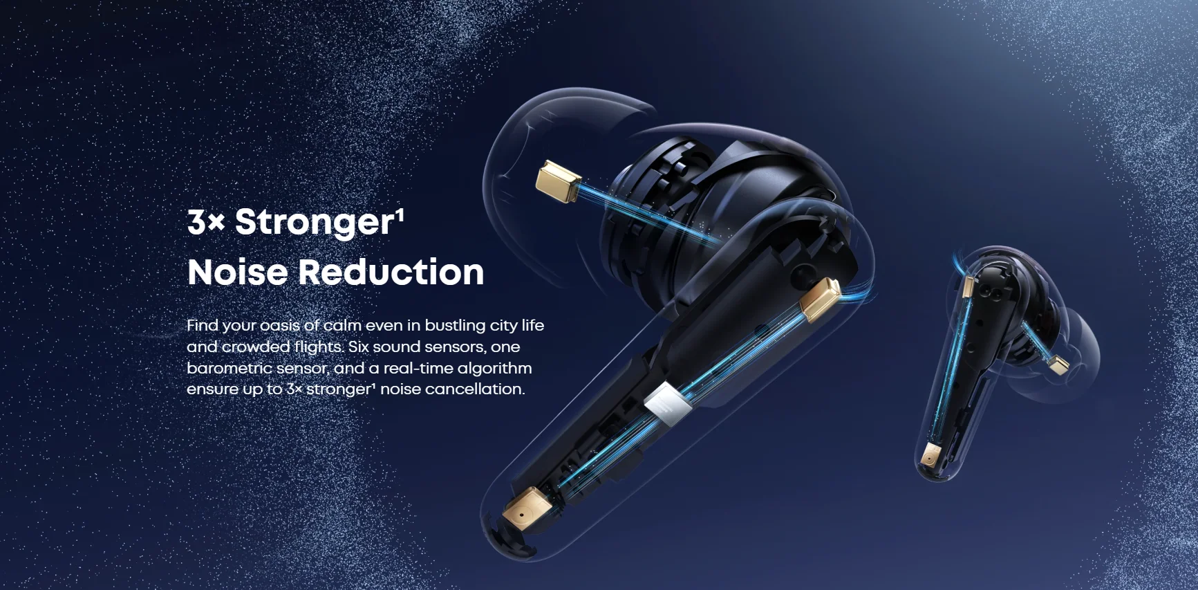 سماعات أذن Anker Soundcore Liberty 4 Pro لاسلكية، إلغاء ضوضاء متكيف بـ7 مستشعرات، شحن أسرع 2×، صوت Hi-Fi ومكالمات بالذكاء الاصطناعي مع 6 ميكروفونات - أزرق - Thumbnail 11
