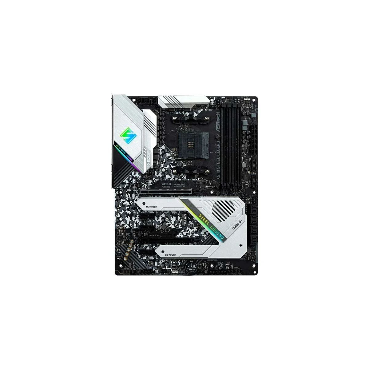 لوحة أم ASRock X570 Steel Legend بمقبس AM4 وحجم ATX - Thumbnail 2