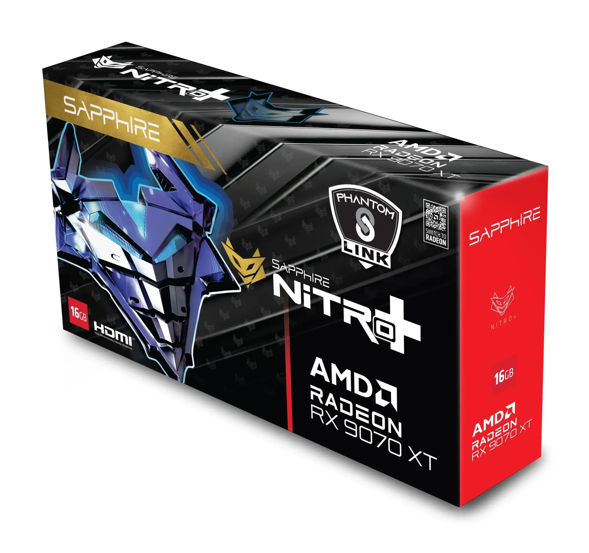 كرت شاشة SAPPHIRE NITRO+ Radeon RX 9070 XT Gaming OC بسعة 16GB GDDR6 - Image 4