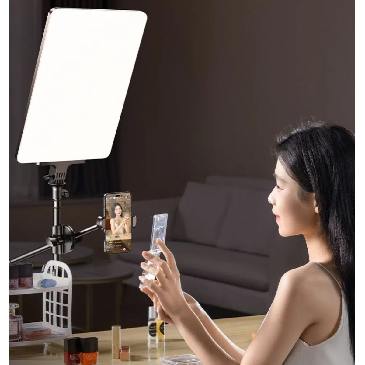 إضاءة لوحة RGB RTAKO AR-GTB-P300TS مقاس 19 إنش بشاشة رقمية بدون حامل - Image 5