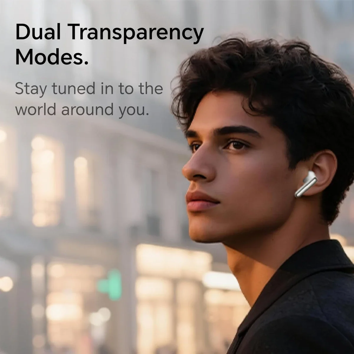 HONOR Earbuds 4 Wireless Earbuds with AI Translation, 50dB Adaptive ANC, 46H Battery, Black - Image 6
