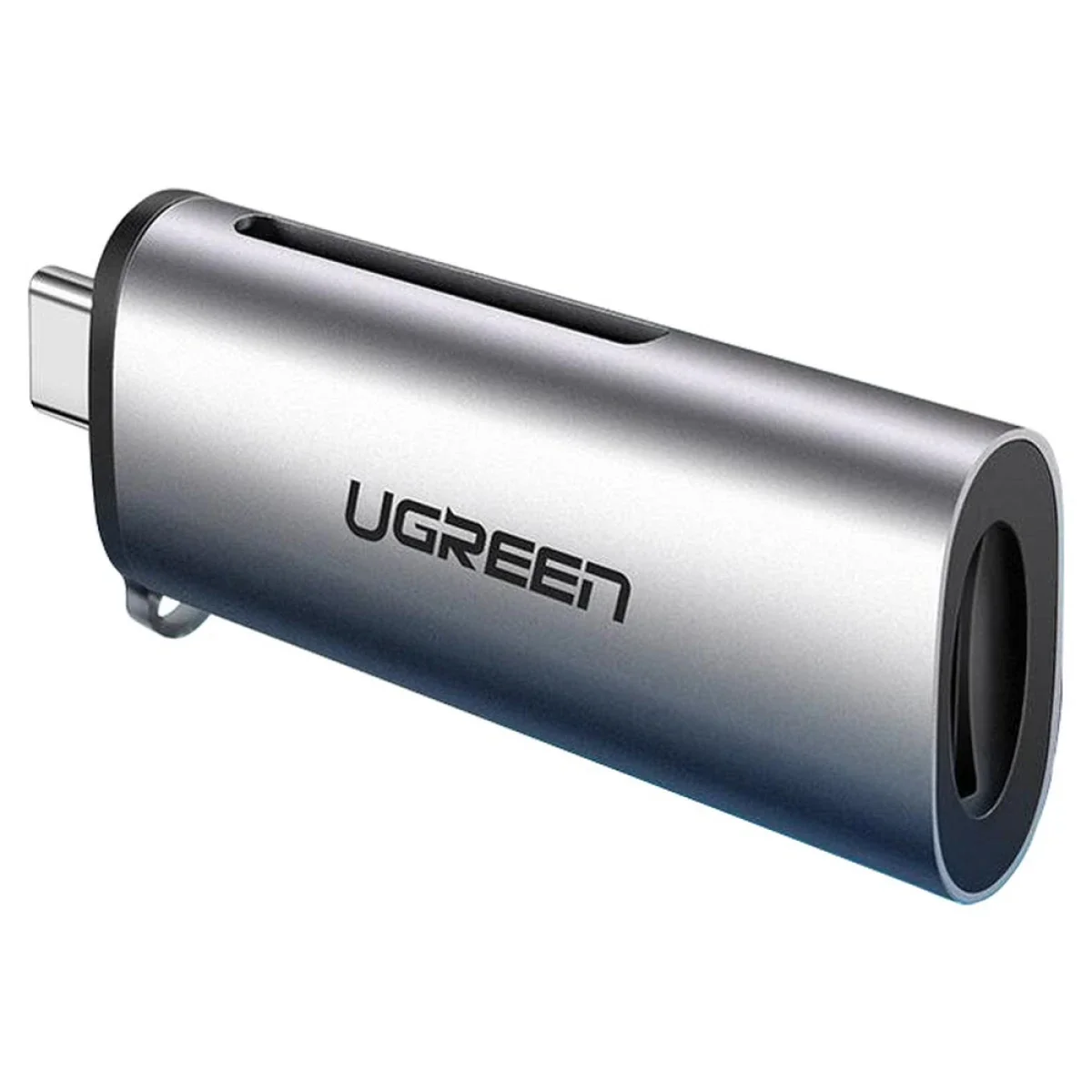 Ugreen 50704 2-in-1 USB-C SD and microSD Card Reader, 5 Gbps, Gray - Image 2