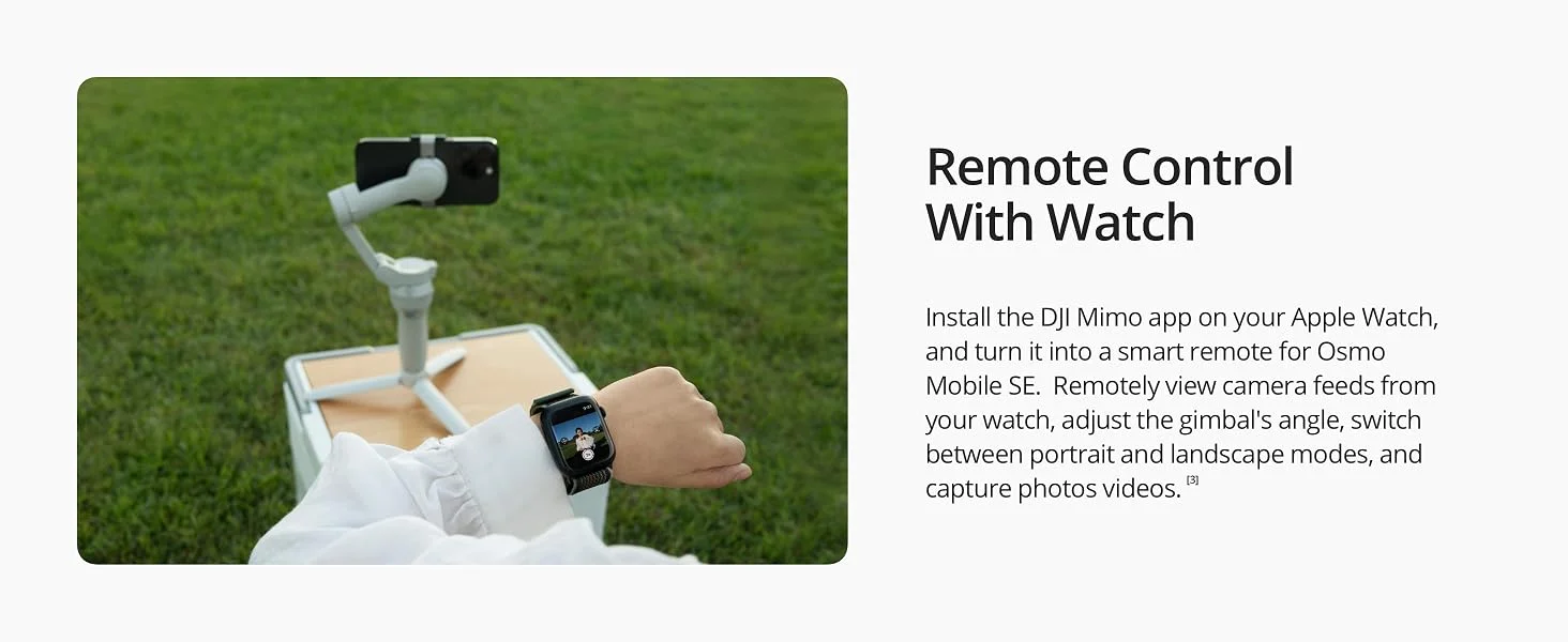 مثبت هاتف DJI Osmo Mobile SE ثلاثي المحاور قابل للطي - Thumbnail 11