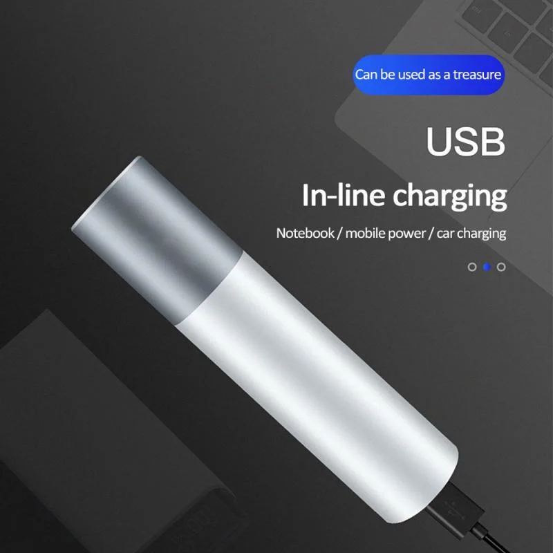 D02 Portable Rechargeable LED Flashlight with Power Bank - Thumbnail 15