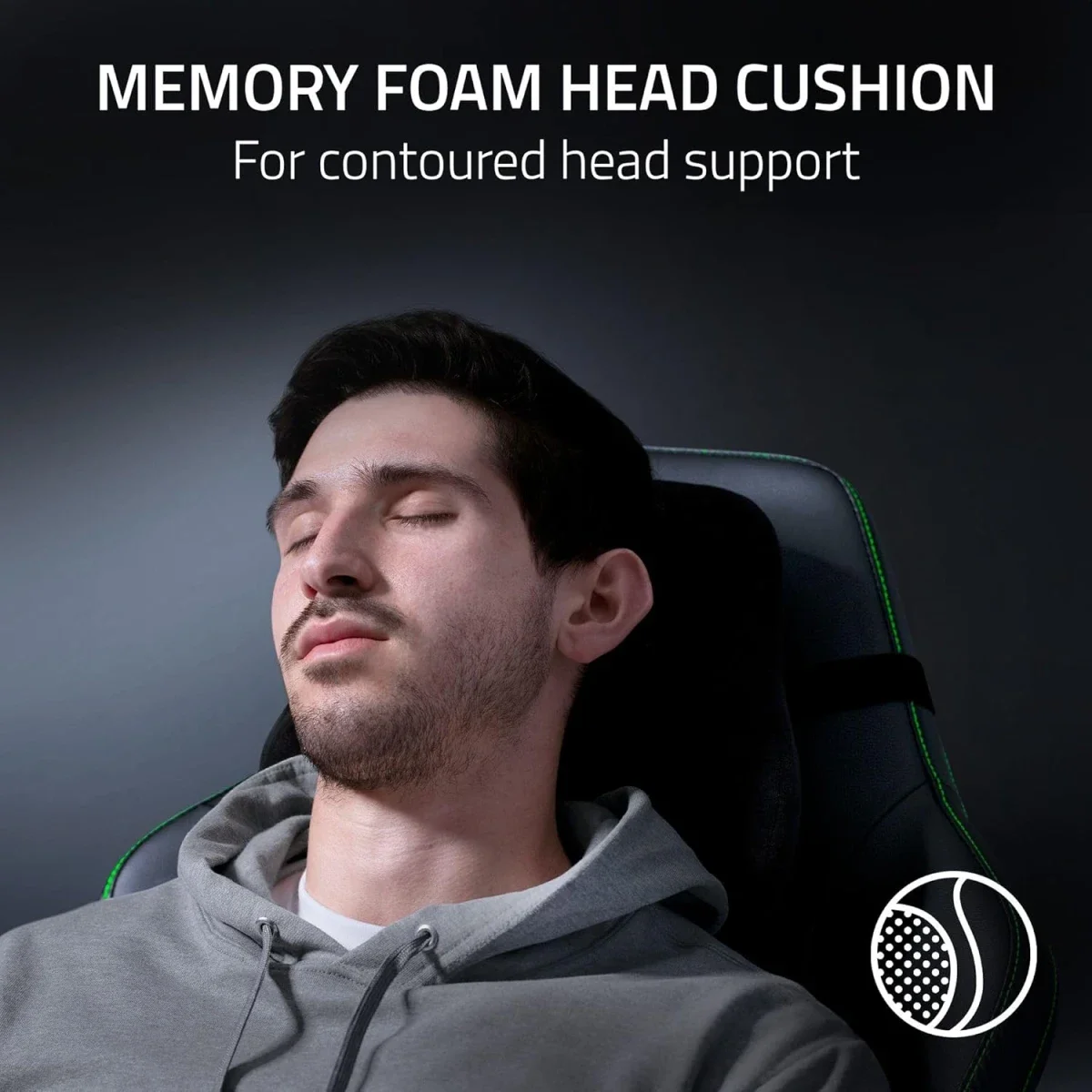 كرسي ألعاب Razer Iskur V2 بمساند ذراع 4D وإمالة حتى 152 درجة، أسود - Image 9