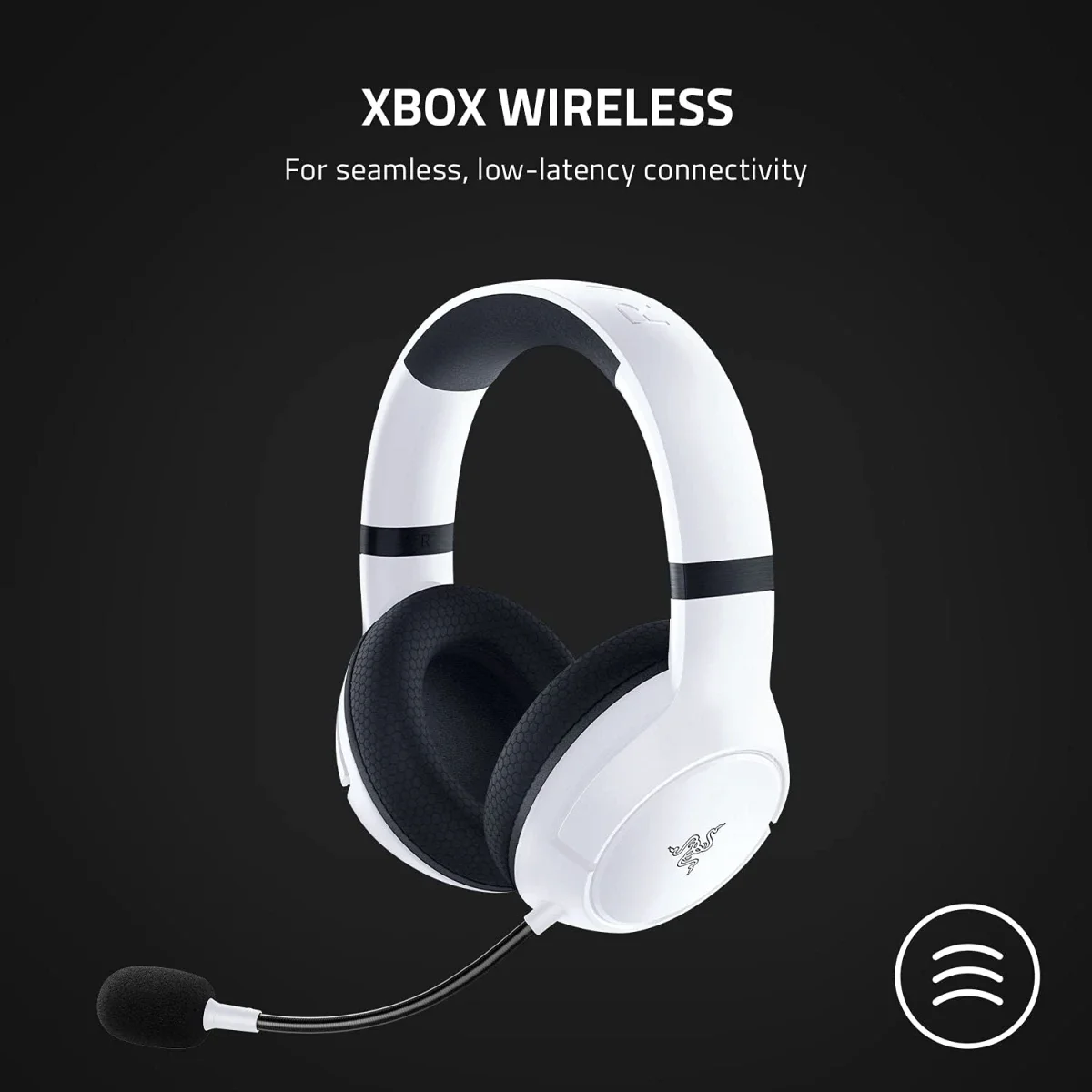 Razer Kaira X Wired Gaming Headset for PlayStation with TriForce 50mm Drivers Black/White - Thumbnail 7