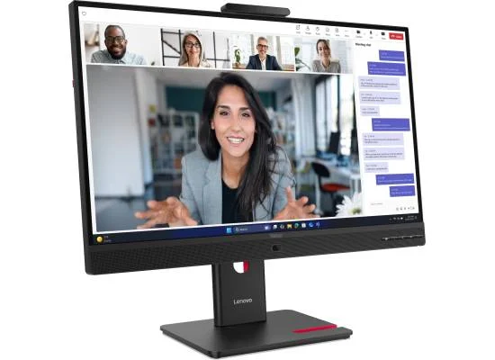 شاشة Lenovo ThinkVision T27QD-4v بحجم 27 إنش IPS QHD 120Hz للاجتماعات مع كاميرا 5MP وقاعدة USB-C 100W - Image 8