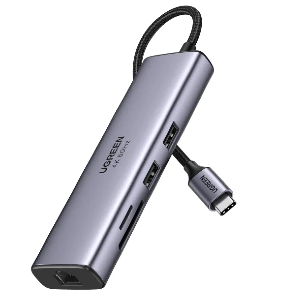 Ugreen 7-in-1 USB-C Hub with 4K 60Hz HDMI, 100W PD & Gigabit Ethernet - Thumbnail 2