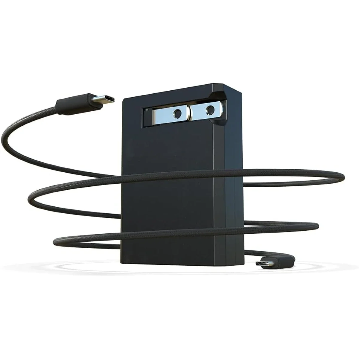 شاحن لابتوب Eggtronic Sirius USB-C GaN بقدرة 65 واط مع كابل USB-C بطول 1.8 متر - أسود