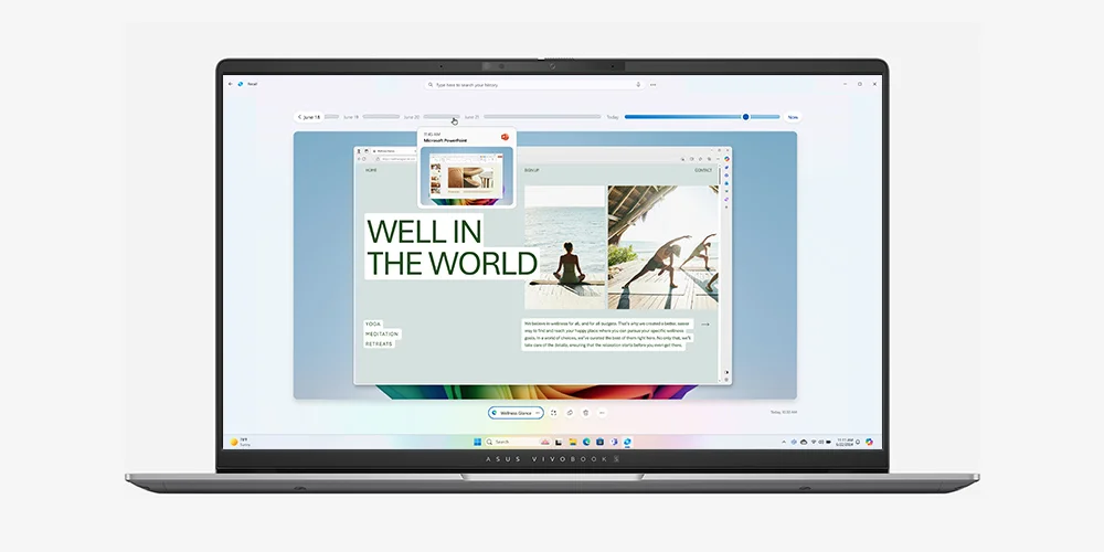 لابتوب Asus Vivobook S 15 K5507QA بشاشة 15.6 إنش 3K OLED 120Hz ومعالج Snapdragon X Plus وذاكرة 16GB وتخزين 1TB SSD - Cool Silver - Image 26