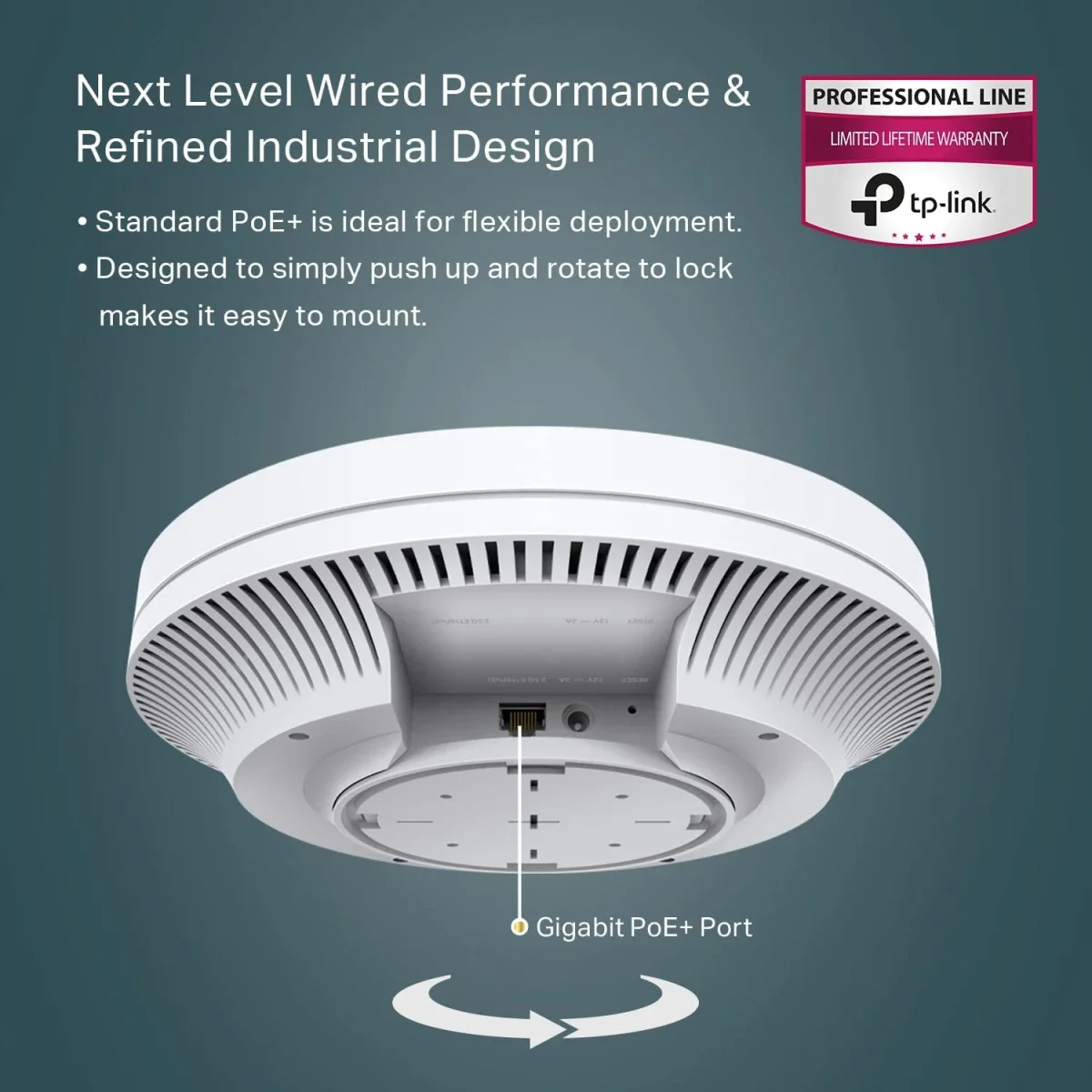 جهاز لاسلكي يقوم ببث شبكة Wi-Fi قوية تغطي مساحات واسعة لا تصلها إشارة الراوتر العادي  TP-LINK EAP620 HD Omada Wi‑Fi 6 AX1800
