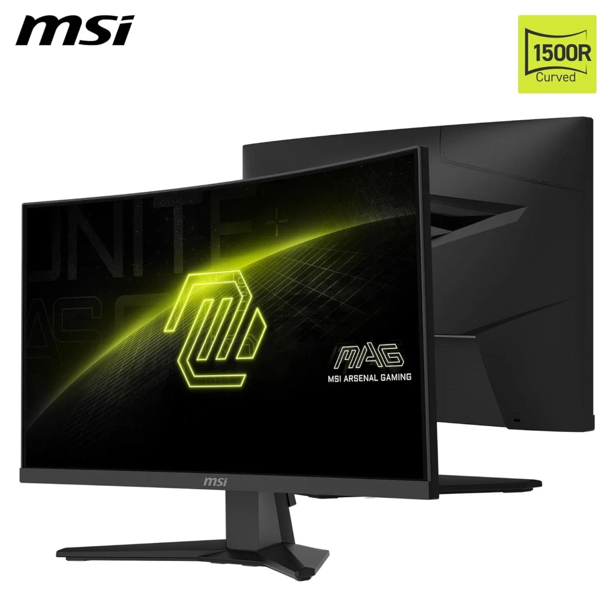 MSI MAG 244C 24-Inch Curved FHD Gaming Monitor, 180Hz, 1ms, VA, FreeSync, Black - Image 2