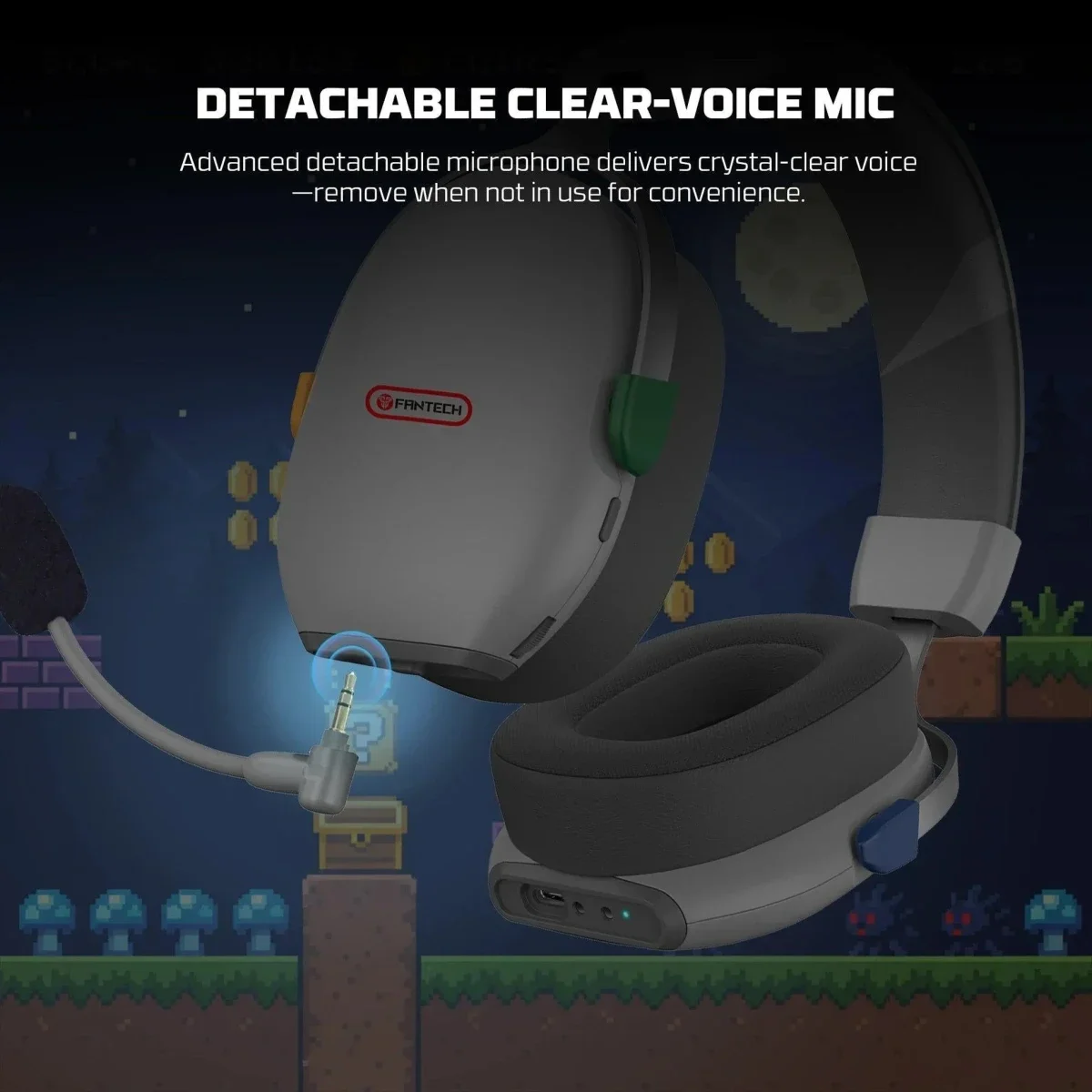 Fantech CARBON PRO WHG06 Multi-Platform Wireless Gaming Headset - Image 6