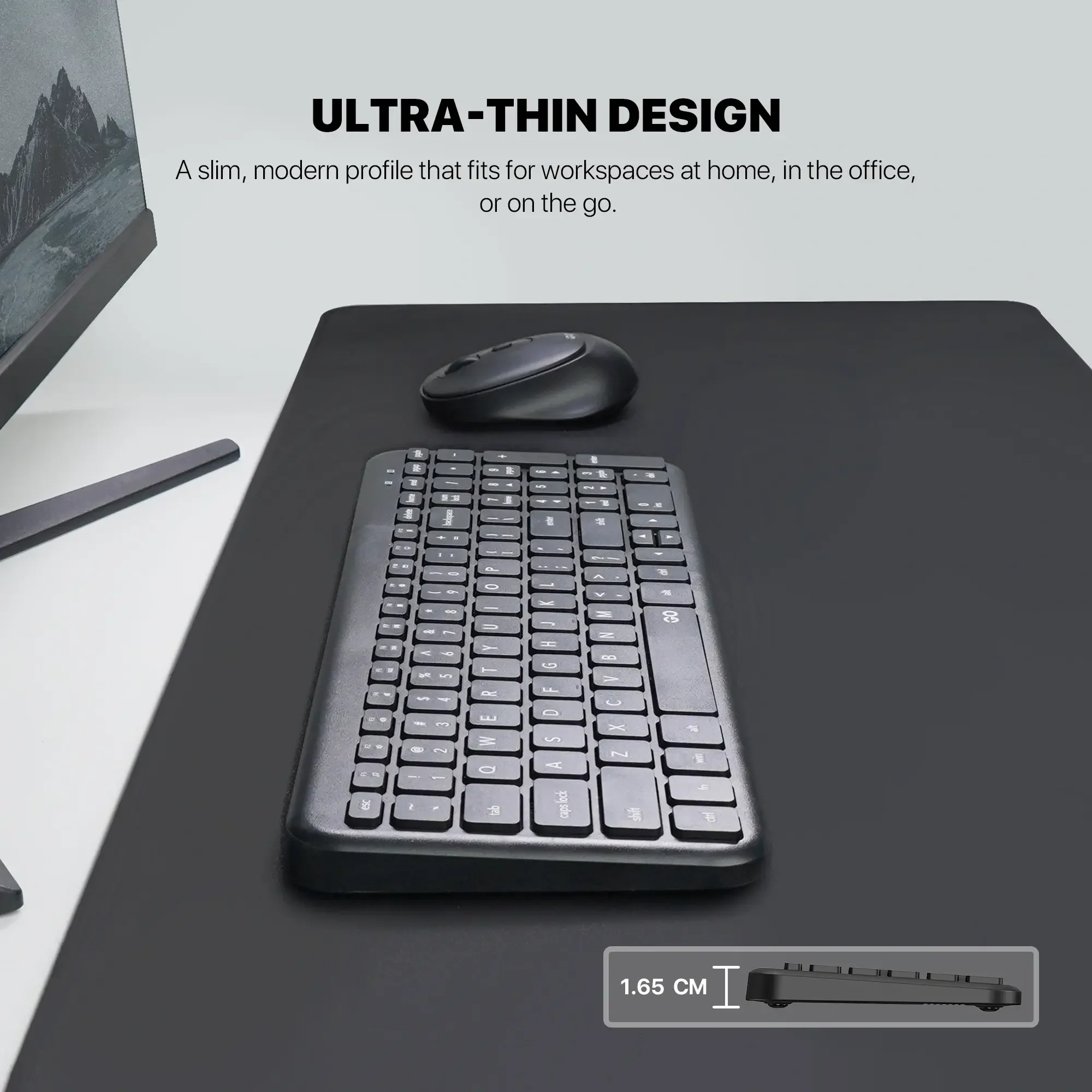 Fantech WK901 GO Wireless Keyboard and Mouse Combo - Thumbnail 6