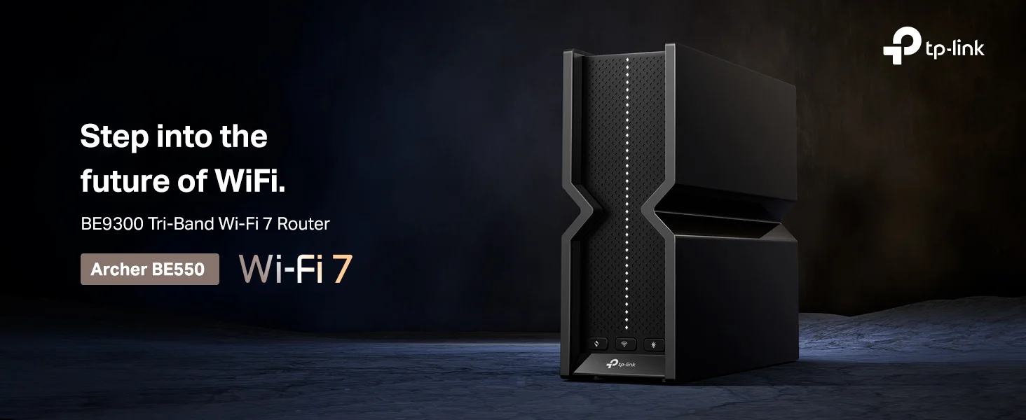 راوتر TP-LINK Archer BE550 BE9300 ثلاثي النطاق Wi‑Fi 7 مع منافذ 2.5G كاملة وUSB 3.0 - Thumbnail 8