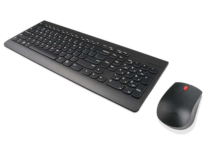 مجموعة لوحة مفاتيح وفأرة لاسلكية Lenovo 510 عربي/إنجليزي أسود - Image 6