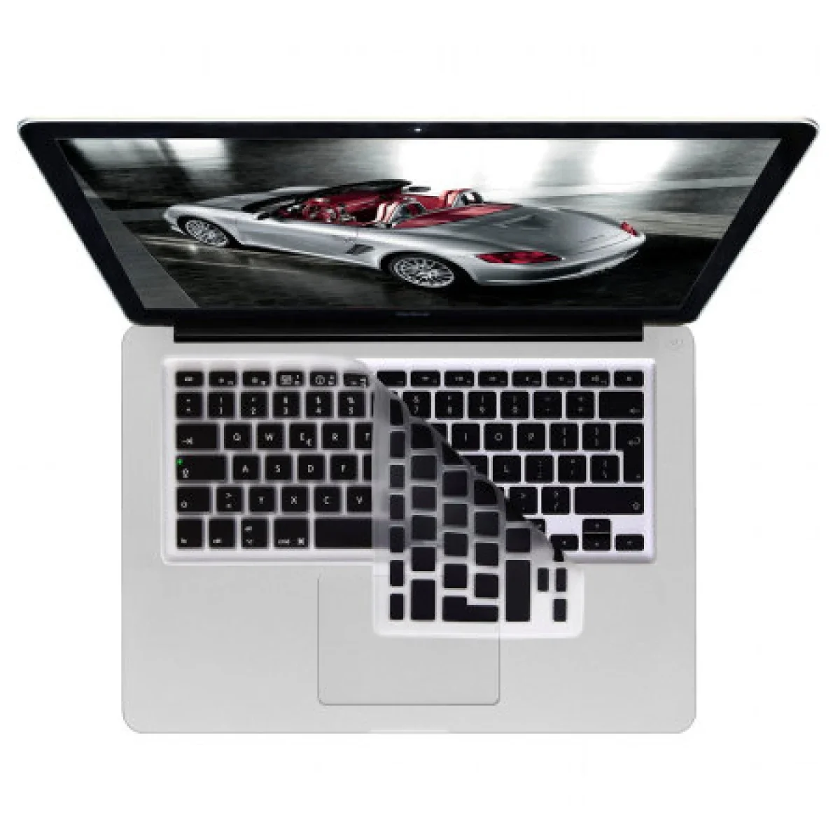 ملصق كيبورد عربي لجهاز MacBook بحماية شفافة