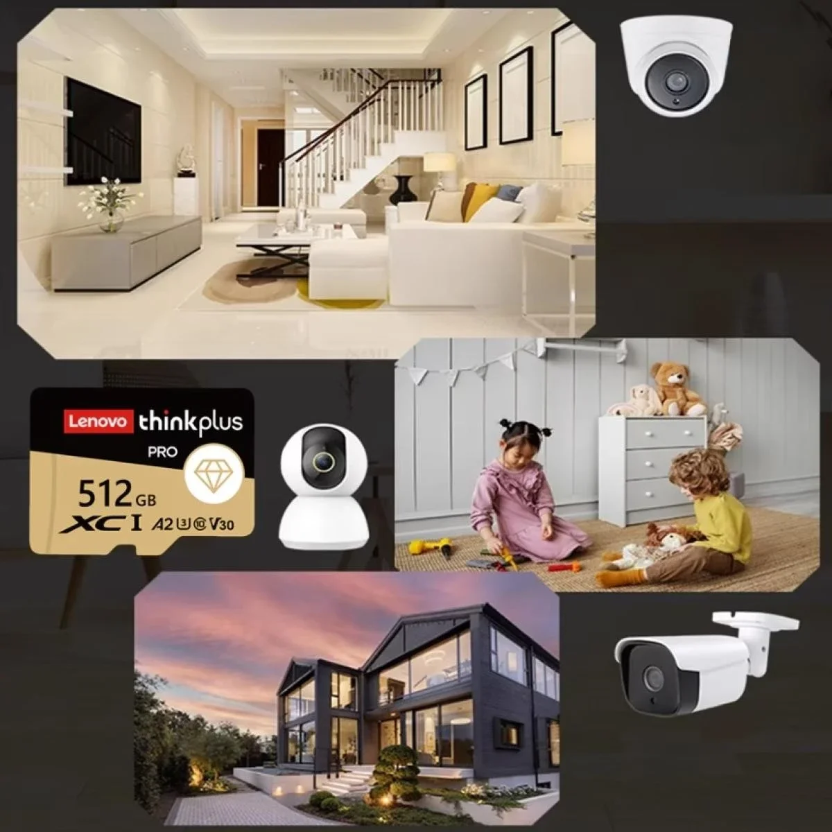كرت ذاكرة Lenovo Thinkplus PRO microSDXC بسعة 512GB وتصنيف U3 V30 A2 ودعم 4K، حتى 130MB/s - Image 3