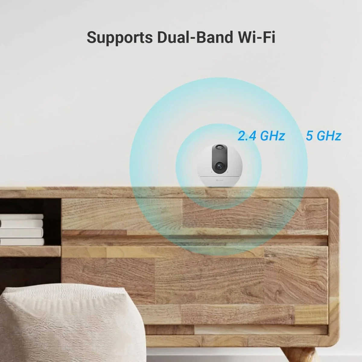 Ezviz C60p Dual Mix Smart Home Wi-Fi Camera 2K Dual-Lens 360° White - Image 5