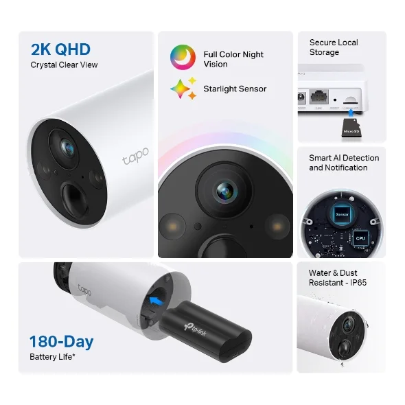 نظام كاميرات مراقبة TP-LINK Tapo C420S2 v1.2 خارجي بدون أسلاك – كاميرتان - Image 10