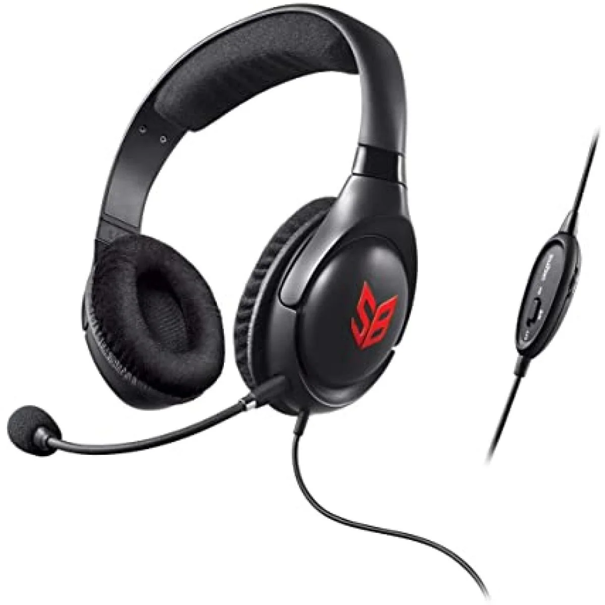 سماعة ألعاب Creative Sound Blaster Blaze بميكروفون قابل للفصل وعازل للضوضاء