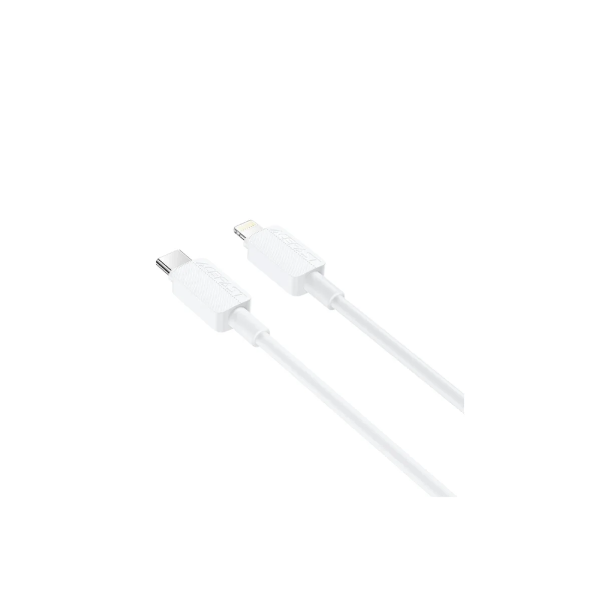 ACEFAST C26-01 USB-C to Lightning PVC Cable – White - Image 3