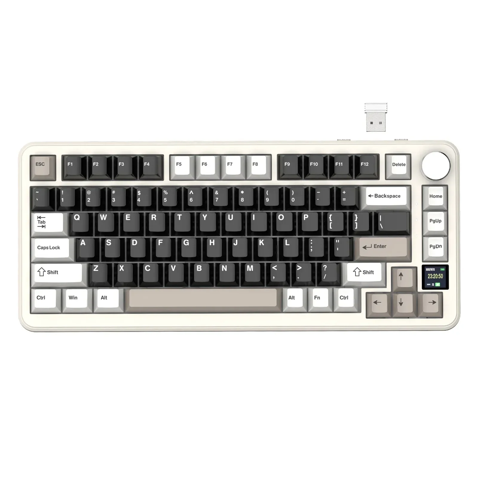 كيبورد ATTACK SHARK X85PRO ميكانيكي ثلاثي الاتصال بتثبيت Gasket – Cheese – سويتش Blueberry خطي
