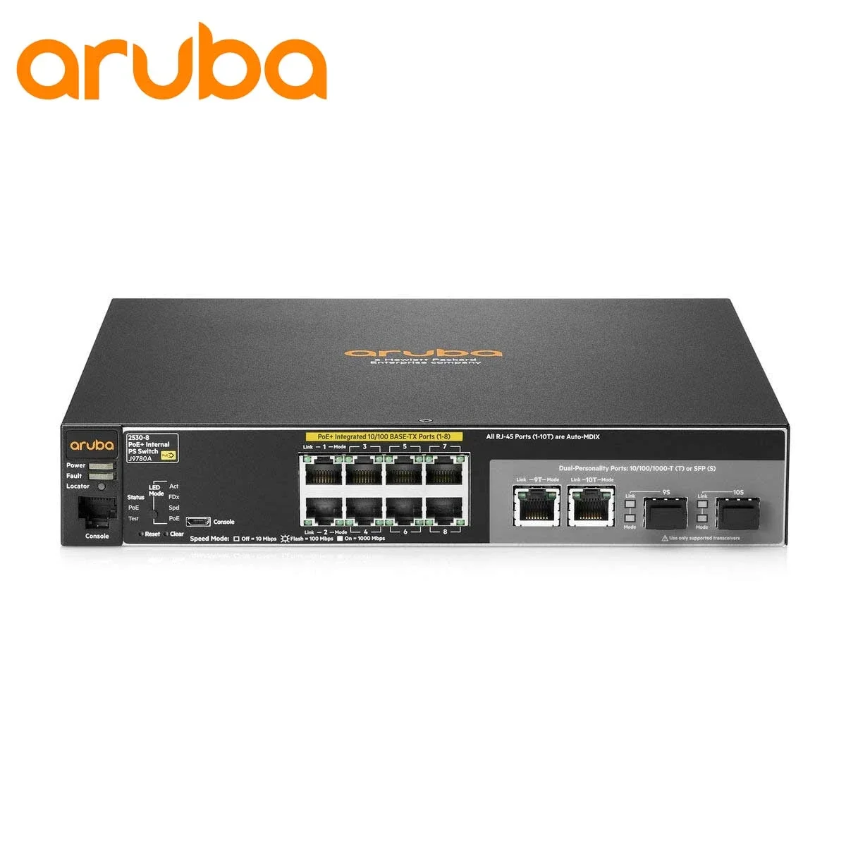 سويتش شبكة مُدار HP 2530-8-PoE+ J9780A