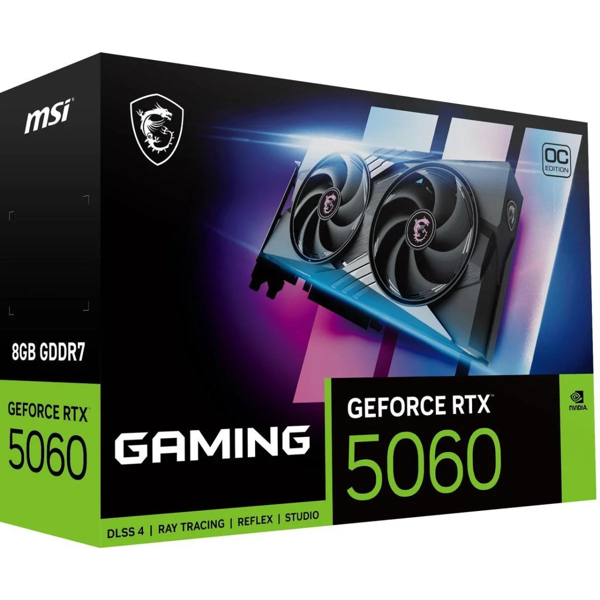 MSI GeForce RTX 5060 GAMING OC 8GB GDDR7 Graphics Card