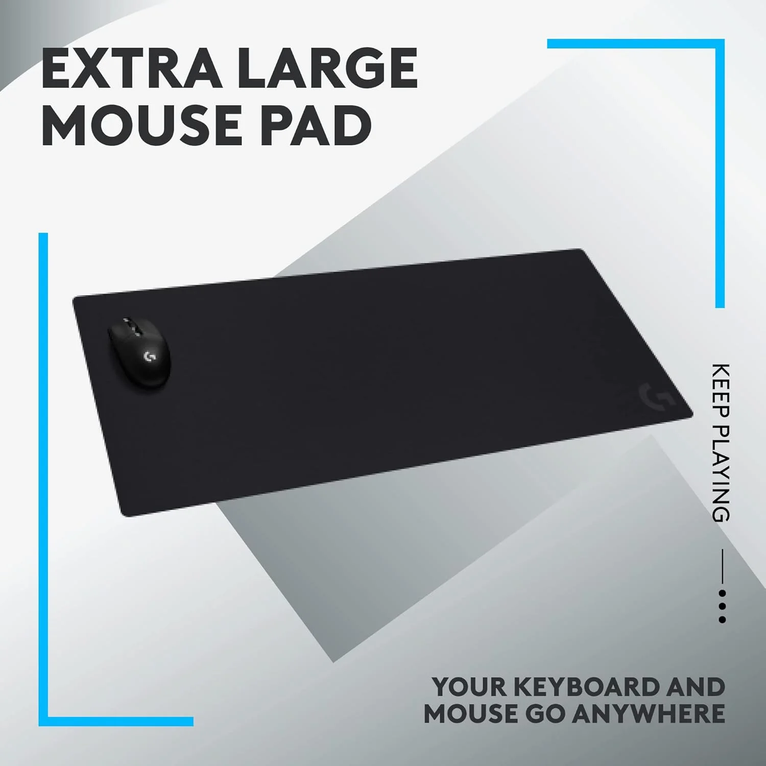 ماوس باد ألعاب 90 سم  قماشية Logitech G840 XL - Thumbnail 4