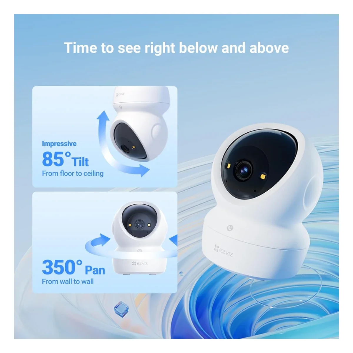 Ezviz H6C G1 4K Indoor Pan & Tilt Wi-Fi Camera with Human & Pet Detection - Thumbnail 6