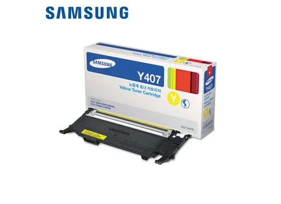 Samsung CLT-Y407S Original Yellow Laser Toner Cartridge - Image 2