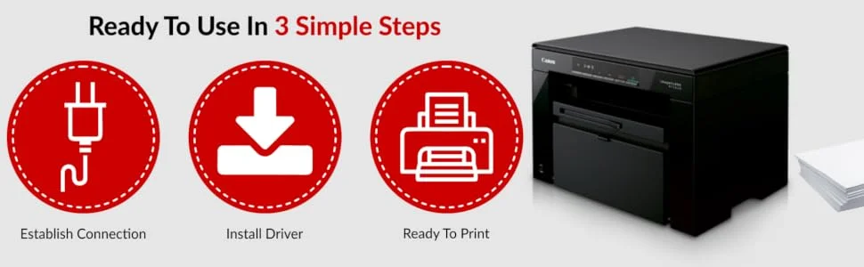 طابعة ليزر أحادية اللون Canon i-SENSYS MF3010 سوداء مع كفالة 3 سنوات - Image 11