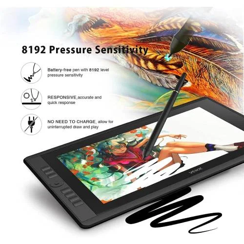 تابلت رسم VEIKK VK1560 Pro بشاشة 15.6 إنش وقلم
