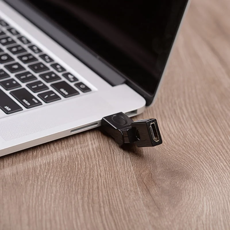 محول AIFFECT HDMI 1.4 ذكر إلى أنثى بزاوية متحركة 90°، 180°، 360° - Image 3