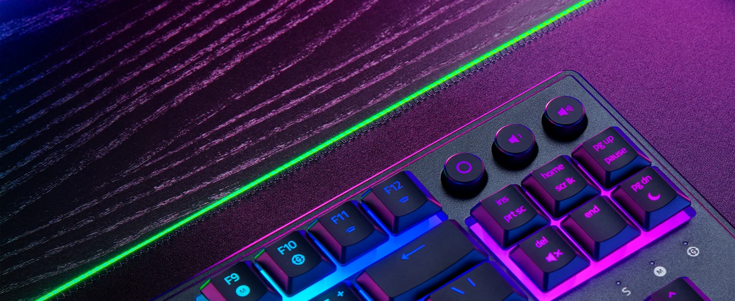 كيبورد ألعاب Razer Ornata V3 TKL منخفض الارتفاع بمفاتيح Mecha-Membrane وإضاءة RGB - Thumbnail 10