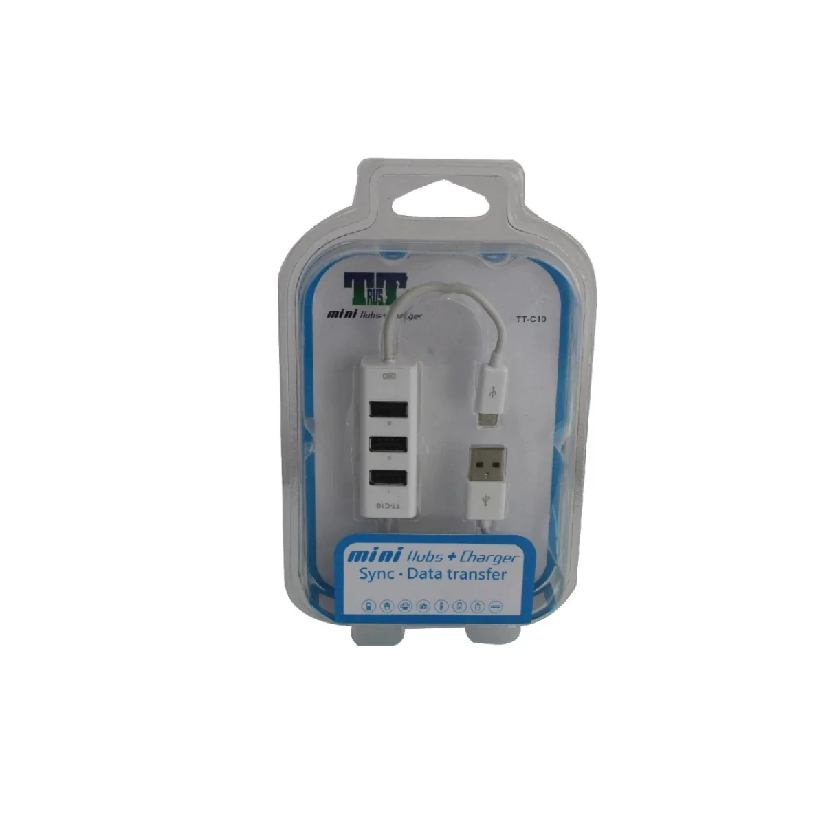 موزع USB صغير Trust TT-C10 بثلاثة منافذ