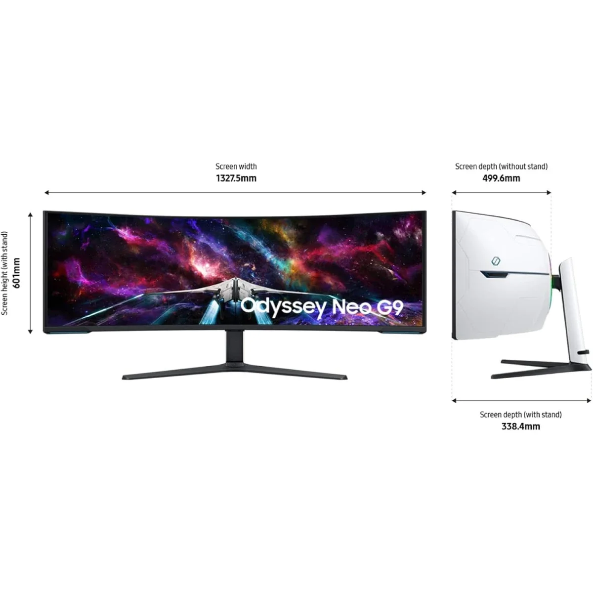 Samsung Odyssey Neo G9 G95NC 57-Inch Dual 4K UHD 240Hz Curved Gaming Monitor - Image 9